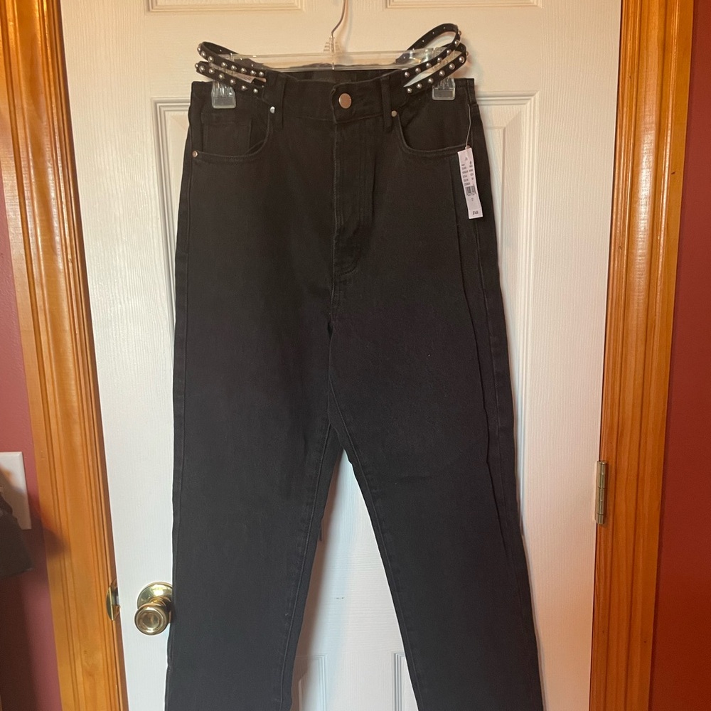 PacSun Black Straight Leg Jeans